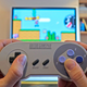 Playing Super Mario World untethered just feels so right.